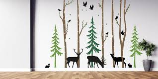 Forest Wall Decals Safari Animal Wall