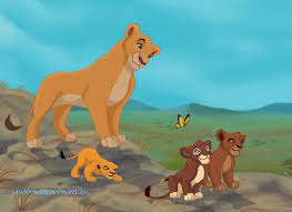 Kiara with her cute cubs! | Lion king art, Lion king movie, Lion king  pictures