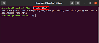 change the path in the linux terminal