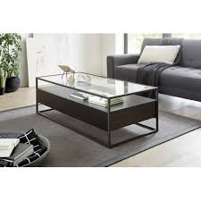 Elio Matte Black Coffee Table With
