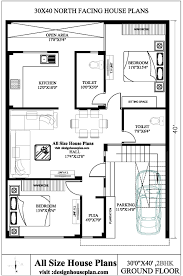 30x40 north facing house plans top 5