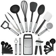 kitchen utensils set nylon stainless