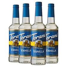 Torani Sugar Free Syrup Vanilla 25 4 Ounces Pack Of 4