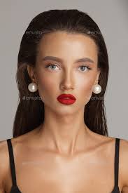 hollywood makeup stunning model