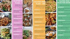 gluten free meal plans 8 weeks of