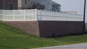 Build A Fence Above A Retaining Wall
