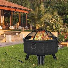 3 In 1 Outdoor Bbq Grill Metal Brazier