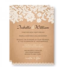 Chic Rustic Wedding Invitations With White Floral And Leaves Fall