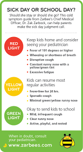 Zarbees Naturals Tips For When To Send Kids To School