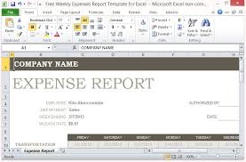 Travel Expense Report Template For Excel