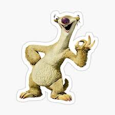 He was first seen fast asleep on his home tree and wakes up, only to realize that his family left without him to migrate, so he decided to travel alone without them in annoyance at being left behind. Sid The Sloth Gifts Merchandise Redbubble