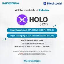 A week later, on may 6, the price rose to $0.002, and the total capitalization approached a third of a billion dollars. Mengenal Holo Hot Token Dari Holochain Yang Akan Listing Di Indodax