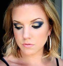 12 gorgeous blue and gold eye makeup