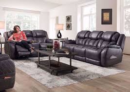 Daytona Power Reclining Sofa Set Gray