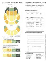 hult center seating chart fill