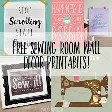 Free Sewing Printable Wall Decor Stop