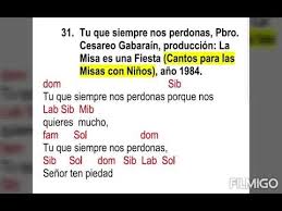 Señor Ten Piedad para Misa con Niños, Pbro. Cesareo Gabaraín (con acordes)  - YouTube