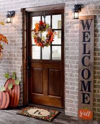 decorate your front door with fall style