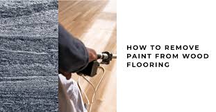 how to remove paint from wood flooring