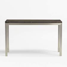 Black Marble Top Console Table