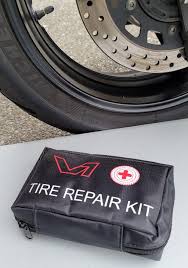 how to repair a motorcycle flat tire