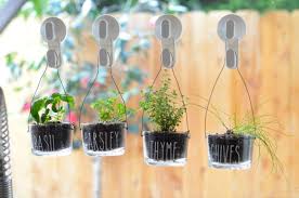 I put this easy diy kitchen herb garden in deck pots just outside my sliding glass doors. Easy To Make Diy Indoor Hanging Herb Garden For The Kitchen