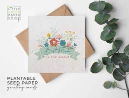 Plantable Flower Seed Paper Cards Best