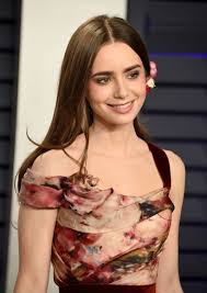 lily collins teases french bob