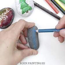 Colored Pencils To Paint Rock