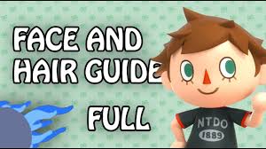 Lorsque vous commencez votre partie, vous rencontrez un chat bleu dans un train. Hair Guide Animal Crossing New Leaf Youtube