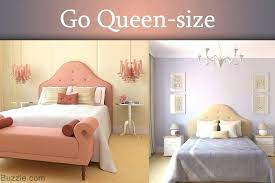 small room ideas with queen bed