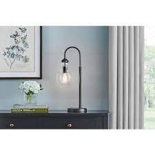 Matte Black Table Lamp