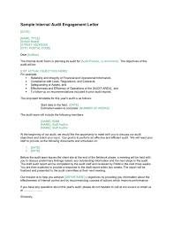 Internal Audit Engagement Letter In Word And Pdf Formats