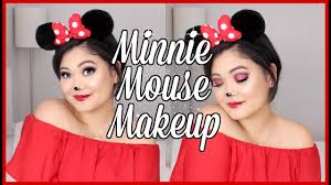 minnie mouse costume makeup tutorial