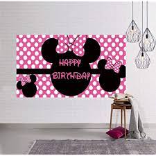 minnie mouse birthday backdrop