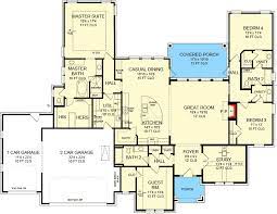 4 Bed Santa Fe Style House Plan With