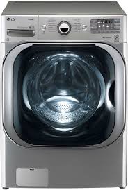 You go to move your clothes from the washer to the dryer and find a small puddle on the ground. Lg Wm8000hva 29 Inch 5 1 Cu Ft Front Load Washer With 14 Wash Cycles 1 300 Rpm Steam Cycle Lg Twin Wash Compatibility Turbowash Senseclean Lodecibel Quiet Operation Neverust Stainless Steel Drum And