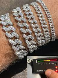 real miami cuban link bracelet iced