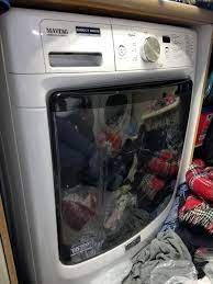 Front load washing machines have several benefits. Maytag Front Load Clothes Washer Stops At Drain Spin Cycle With Door Locked Errors E01 F09 Unplugging And Replugging Seems To Randomly Get It Going Again With Rinse And Drain Door