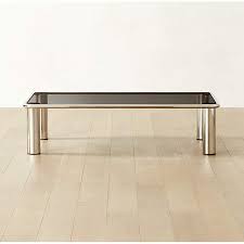 Smoked Glass Coffee Table Cb2 Canada