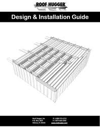 design installation guide roof