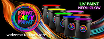 Black Light Paint In Assorted Colors
