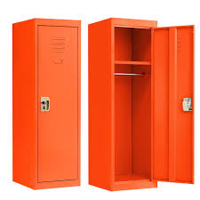 Affordable kids bedroom furniture store for boys and girls, including teens. Amazon Com Kids Metal Storage Locker Steel Storage Locker For Kids Room Bedroom Home School Locker Cabinet For Toys Clothes 2 Keys Included Orange Office Products