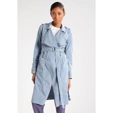 Khujo Narissa Trenchcoat Blue Grey