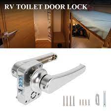 rv toilet door lock bathroom door lock