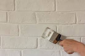 Photo Painting A White Brick Wall