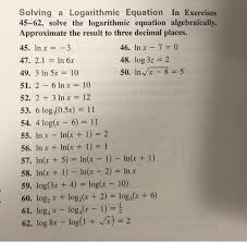 Solved Solving A Simple Equation In
