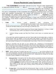 Residential Lease Agreement Form Free Word Doc Template