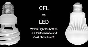 cfl vs led light bulbs which is better
