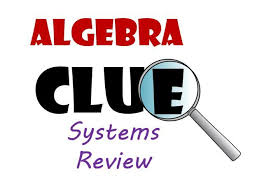 Algebra Clue Solving Linear Systems Of